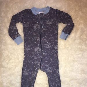 Hanna Andersson sleeper 3T, 90, blue ocean print